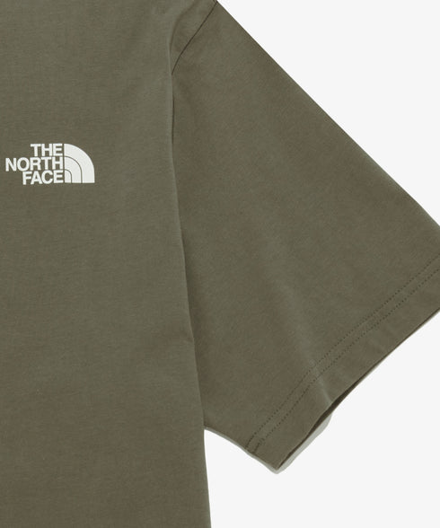 国内未発売 THE NORTH FACE(ザ・ノースフェイス)/ワンポイントロゴ 半袖 コットン Tシャツ/COTTON BASIC S/S R/TEE | IM2252001 | ブラウン