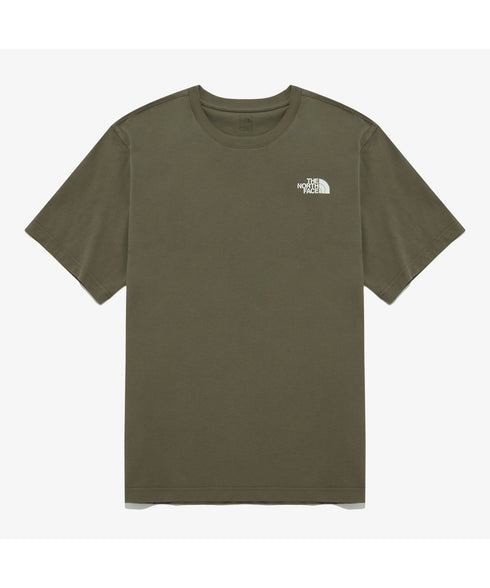 国内未発売 THE NORTH FACE(ザ・ノースフェイス)/ワンポイントロゴ 半袖 コットン Tシャツ/COTTON BASIC S/S R/TEE | IM2252001 | ブラウン