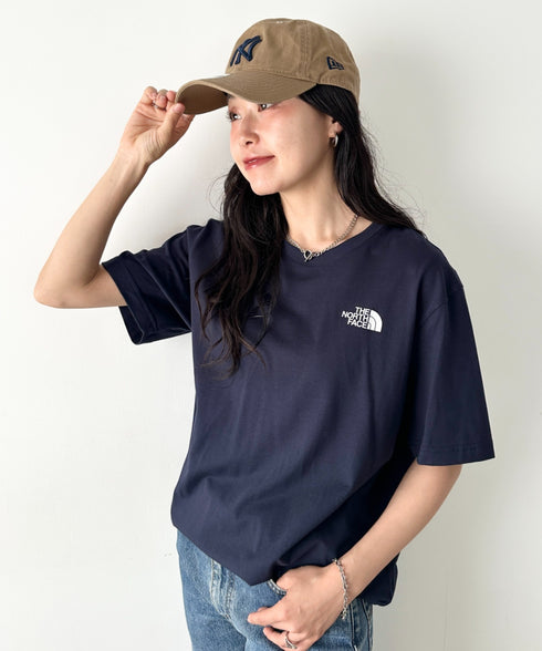 THE NORTH FACE(ザ・ノースフェイス)/ワンポイントロゴ 半袖 コットン Tシャツ/M'S COTTON BASIC S/S R/TEE | IM2252001 | ダークネイビー