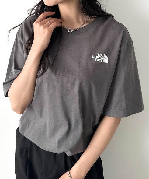 THE NORTH FACE(ザ・ノースフェイス)/ワンポイントロゴ 半袖 コットン Tシャツ/M'S COTTON BASIC S/S R/TEE | IM2252001 | グレー
