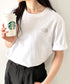 THE NORTH FACE(ザ・ノースフェイス)/ワンポイントロゴ 半袖 コットン Tシャツ/M'S COTTON BASIC S/S R/TEE | IM2252001 | ホワイト系その他