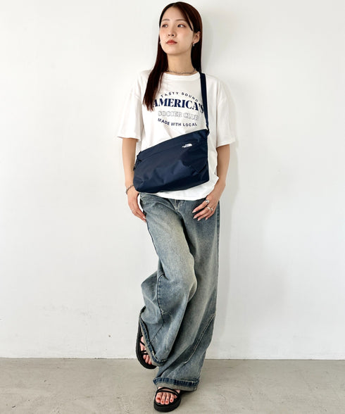 THE NORTH FACE(ザ・ノースフェイス)/ロゴプリント ショルダーバッグ クロスバッグ/SP CROSS BAG M | IM1244064 | ネイビー
