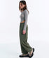 MUCENT(ムセント)/Uネック 裾ラウンド サイドシャーリング カットソー/Four Seasons See-through Signature Logo Yu-neck Shirring Tee | AT2251002 | グレー