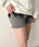 フリルリブニットショートパンツ | NU2255077 | グレー