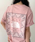 THE NORTH FACE(ザ・ノースフェイス)/ビッグロゴ プリント バンダナ 半袖 Tシャツ/M'S BANDANA S/S R/TEE | IM2251068 | ピンク