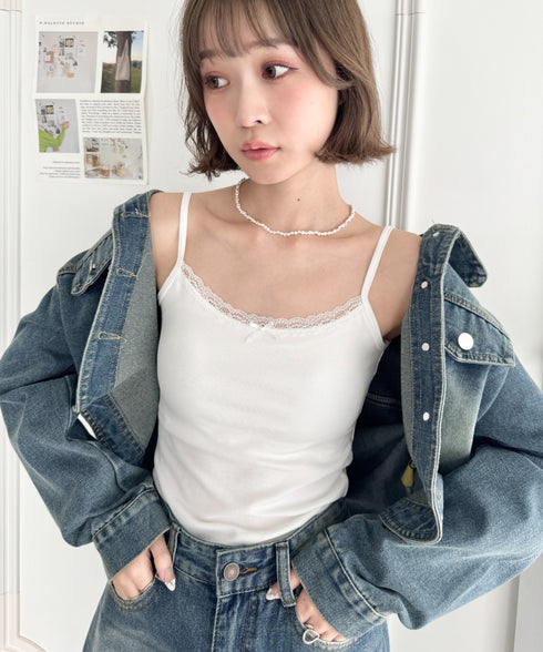 カップ付きアソートキャミソール | NU2255161 | ホワイト