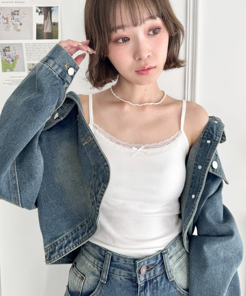 カップ付きアソートキャミソール | NU2255161 | ホワイト