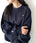 THE NORTH FACE(ザ・ノースフェイス)/ワンポイント ボックスロゴ刺繍 オーバーサイズ スウェット/MINI BOX STITCH SWEATSHIRTS | IM2251045 | ダークネイビー