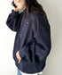 THE NORTH FACE(ザ・ノースフェイス)/ワンポイント ボックスロゴ刺繍 オーバーサイズ スウェット/MINI BOX STITCH SWEATSHIRTS | IM2251045 | ダークネイビー