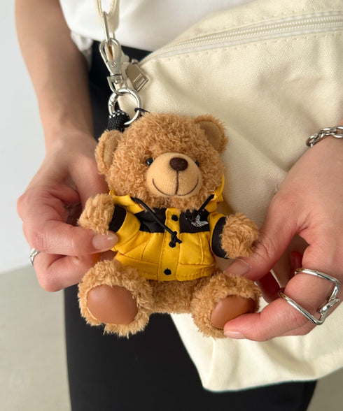 THE NORTH FACE(ザ・ノースフェイス)/ベア クマさん マスコット キーホルダー キーリング バッグチャーム/MT BEAR KEYRING | IM6251046 | イエロー