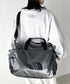 国内未発売 THE NORTH FACE(ザ・ノースフェイス)/2WAY 軽量 大容量 巾着型 ショルダー ボストン トラベル ダッフルバッグ/BONNEY DUFFLE BAG | IM1251048 | グレー
