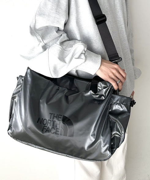 国内未発売 THE NORTH FACE(ザ・ノースフェイス)/2WAY 軽量 大容量 巾着型 ショルダー ボストン トラベル ダッフルバッグ/BONNEY DUFFLE BAG | IM1251048 | グレー