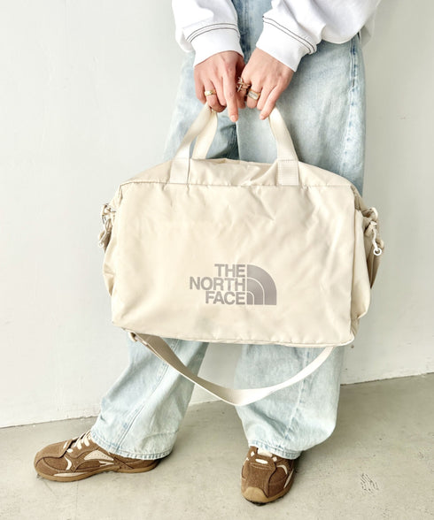 国内未発売 THE NORTH FACE(ザ・ノースフェイス)/2WAY 軽量 大容量 巾着型 ショルダー ボストン トラベル ダッフルバッグ/BONNEY DUFFLE BAG | IM1251048 | クリーム