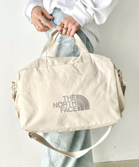 国内未発売 THE NORTH FACE(ザ・ノースフェイス)/2WAY 軽量 大容量 巾着型 ショルダー ボストン トラベル ダッフルバッグ/BONNEY DUFFLE BAG | IM1251048 | クリーム