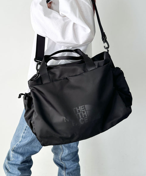 国内未発売 THE NORTH FACE(ザ・ノースフェイス)/2WAY 軽量 大容量 巾着型 ショルダー ボストン トラベル ダッフルバッグ/BONNEY DUFFLE BAG | IM1251048 | ブラック