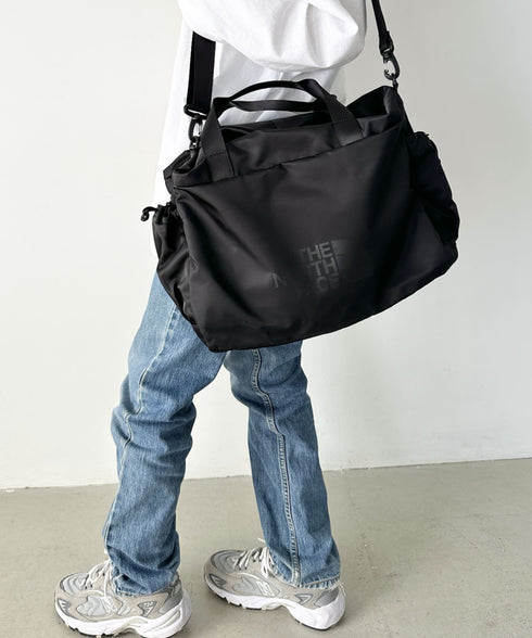 国内未発売 THE NORTH FACE(ザ・ノースフェイス)/2WAY 軽量 大容量 巾着型 ショルダー ボストン トラベル ダッフルバッグ/BONNEY DUFFLE BAG | IM1251048 | ブラック