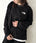 THE NORTH FACE(ザ・ノースフェイス)/ワンポイント ロゴ刺繍 ステッチ 切り替え 長袖 ロンT/ESSENTIAL L/S R/TEE | IM2251049 | ブラック系その他