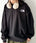 THE NORTH FACE(ザ・ノースフェイス)/ワンポイント ロゴ刺繍 ステッチ 切り替え 長袖 ロンT/ESSENTIAL L/S R/TEE | IM2251049 | ブラック