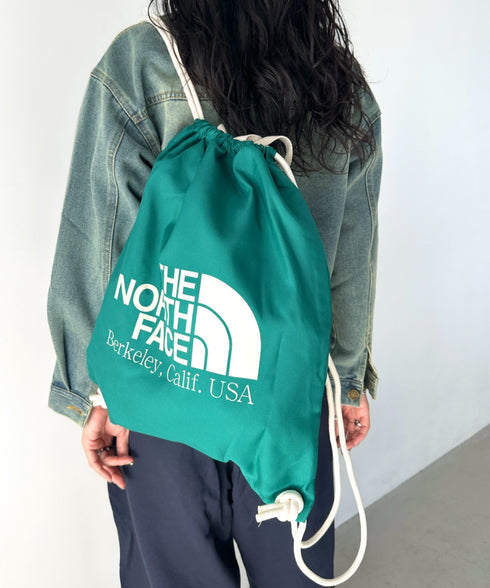 THE NORTH FACE(ザ・ノースフェイス)/ビッグロゴ 巾着 ナップサック ストリングバッグ/BIG LOGO STRING BAG | IM1251060 | グリーン