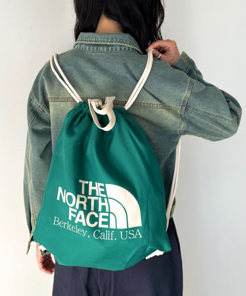 THE NORTH FACE(ザ・ノースフェイス)/ビッグロゴ 巾着 ナップサック ストリングバッグ/BIG LOGO STRING BAG | IM1251060 | グリーン