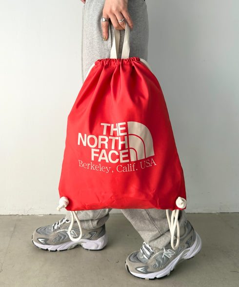 THE NORTH FACE(ザ・ノースフェイス)/ビッグロゴ 巾着 ナップサック ストリングバッグ/BIG LOGO STRING BAG | IM1251060 | オレンジ