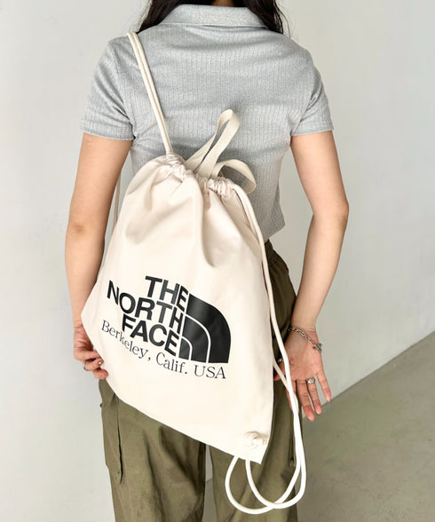 THE NORTH FACE(ザ・ノースフェイス)/ビッグロゴ 巾着 ナップサック ストリングバッグ/BIG LOGO STRING BAG | IM1251060 | クリーム