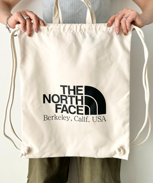 THE NORTH FACE(ザ・ノースフェイス)/ビッグロゴ 巾着 ナップサック ストリングバッグ/BIG LOGO STRING BAG | IM1251060 | クリーム