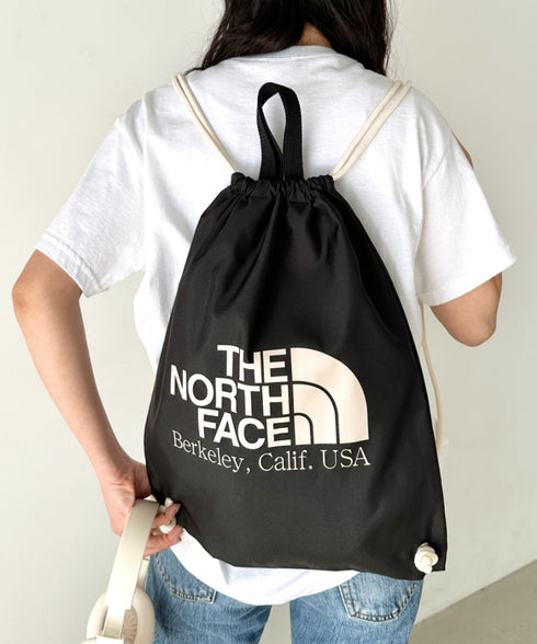 THE NORTH FACE(ザ・ノースフェイス)/ビッグロゴ 巾着 ナップサック ストリングバッグ/BIG LOGO STRING BAG | IM1251060 | ブラック