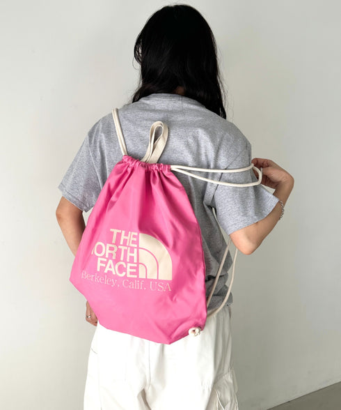 THE NORTH FACE(ザ・ノースフェイス)/ビッグロゴ 巾着 ナップサック ストリングバッグ/BIG LOGO STRING BAG | IM1251060 | ピンク
