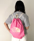 THE NORTH FACE(ザ・ノースフェイス)/ビッグロゴ 巾着 ナップサック ストリングバッグ/BIG LOGO STRING BAG | IM1251060 | ピンク