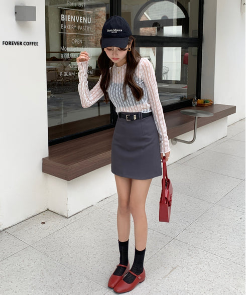 フラワーレースクロップロングTシャツ | EV2251003 | ホワイト
