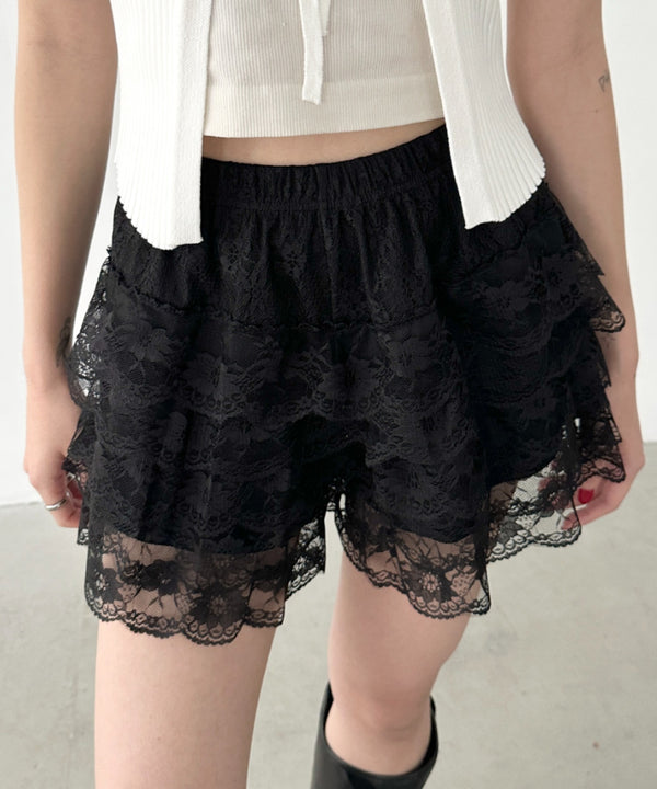 レースショートパンツ | BA2252002 | ブラック