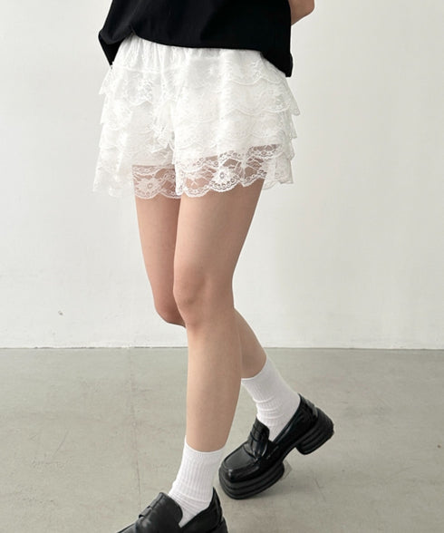 レースショートパンツ | BA2252002 | ホワイト