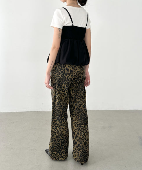 レオパード柄ワイドパンツ | BA2255007 | レオパード
