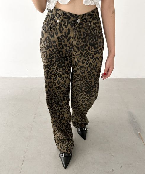 レオパード柄ワイドパンツ | BA2255007 | レオパード