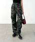 迷彩柄ミリタリーカーゴパンツ | BA2255008 | カーキ