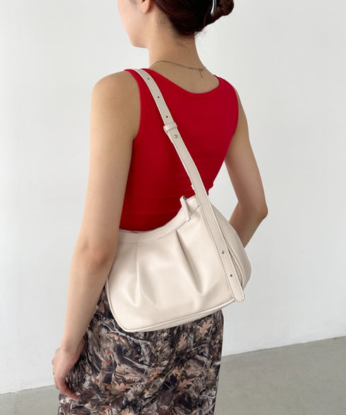 タックデザインハンドバッグ | BA1255013 | ホワイト