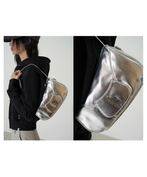 ILLIGO(イリゴ)/2WAY ショルダーバッグ ハンドバッグ/SIGNATURE BAG | AT1251061 | シルバー