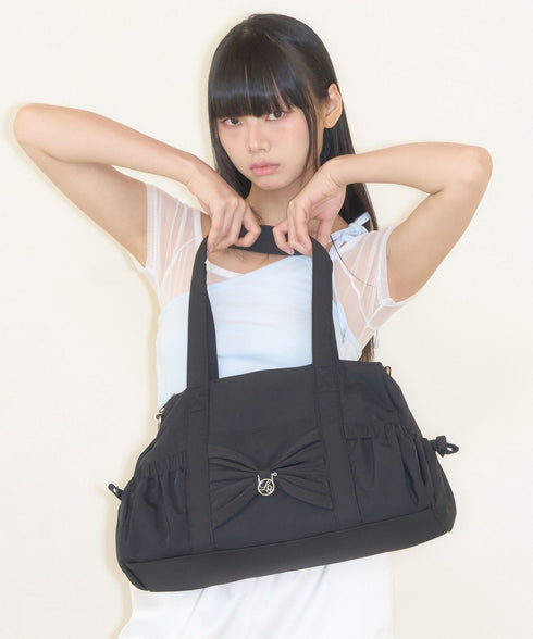 ILLIGO(イリゴ)/2WAY 軽量 大容量 ショルダー ダッフルバッグ/Bow Forty Duffle Bag | AT1251062 | ブラック