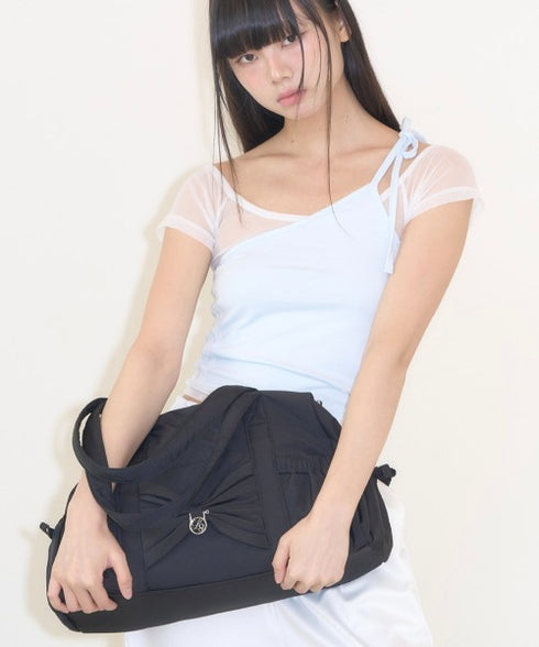 ILLIGO(イリゴ)/2WAY 軽量 大容量 ショルダー ダッフルバッグ/Bow Forty Duffle Bag | AT1251062 | ブラック