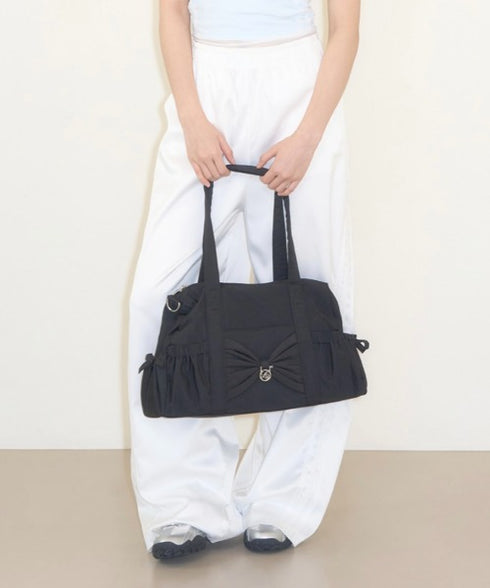 ILLIGO(イリゴ)/2WAY 軽量 大容量 ショルダー ダッフルバッグ/Bow Forty Duffle Bag | AT1251062 | ブラック