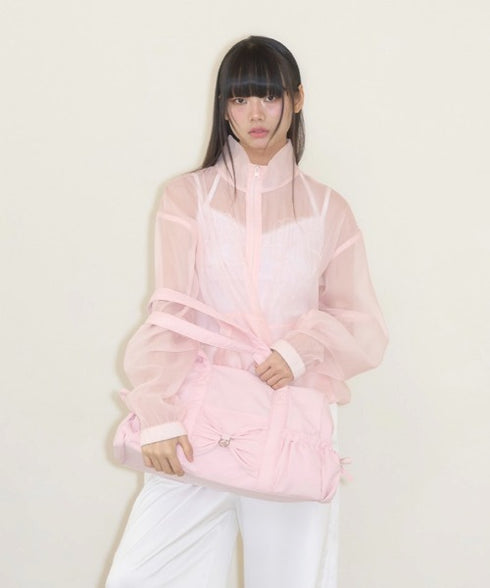 ILLIGO(イリゴ)/2WAY 軽量 大容量 ショルダー ダッフルバッグ/Bow Forty Duffle Bag | AT1251062 | ピンク
