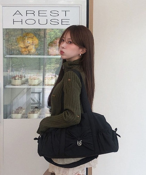 ILLIGO(イリゴ)/2WAY 軽量 大容量 ショルダー ダッフルバッグ/Bow Forty Duffle Bag | AT1251062 | ブラック