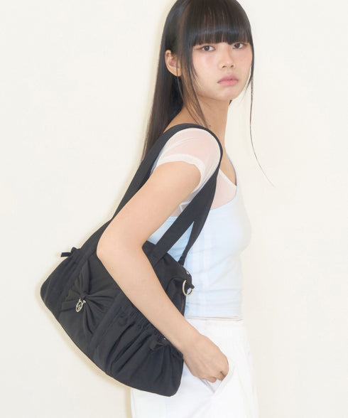 ILLIGO(イリゴ)/2WAY 軽量 大容量 ショルダー ダッフルバッグ/Bow Forty Duffle Bag | AT1251062 | ブラック