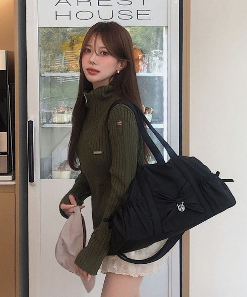 ILLIGO(イリゴ)/2WAY 軽量 大容量 ショルダー ダッフルバッグ/Bow Forty Duffle Bag | AT1251062 | ブラック