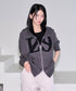 ILLIGO(イリゴ)/ロゴパッチ フルジップパーカー フーディー/129 LOGO PATCH HOODED ZIPUP | AT2251063 | チャコールグレー
