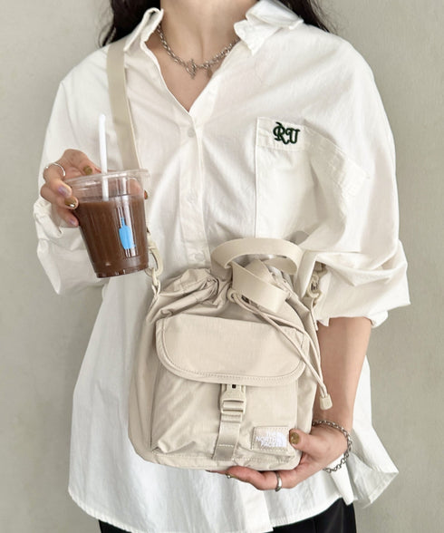 THE NORTH FACE(ザ・ノースフェイス)/2WAY 巾着 バケット ショルダーバッグ/BREEZE BUCKET BAG | IM1251065 | ホワイト