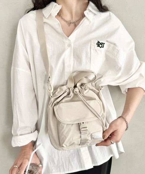 THE NORTH FACE(ザ・ノースフェイス)/2WAY 巾着 バケット ショルダーバッグ/BREEZE BUCKET BAG | IM1251065 | ホワイト