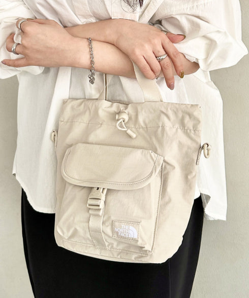THE NORTH FACE(ザ・ノースフェイス)/2WAY 巾着 バケット ショルダーバッグ/BREEZE BUCKET BAG | IM1251065 | ホワイト