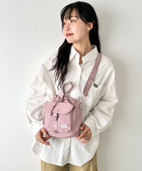 THE NORTH FACE(ザ・ノースフェイス)/2WAY 巾着 バケット ショルダーバッグ/BREEZE BUCKET BAG | IM1251065 | ピンク